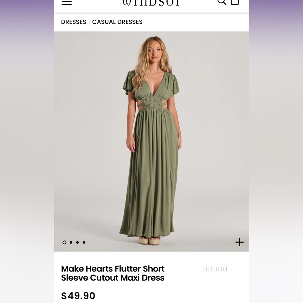 Windsor green cut out maxi dress - make hearts flutter dress